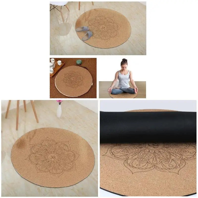 Round Yoga Mat for indoor and outdoor