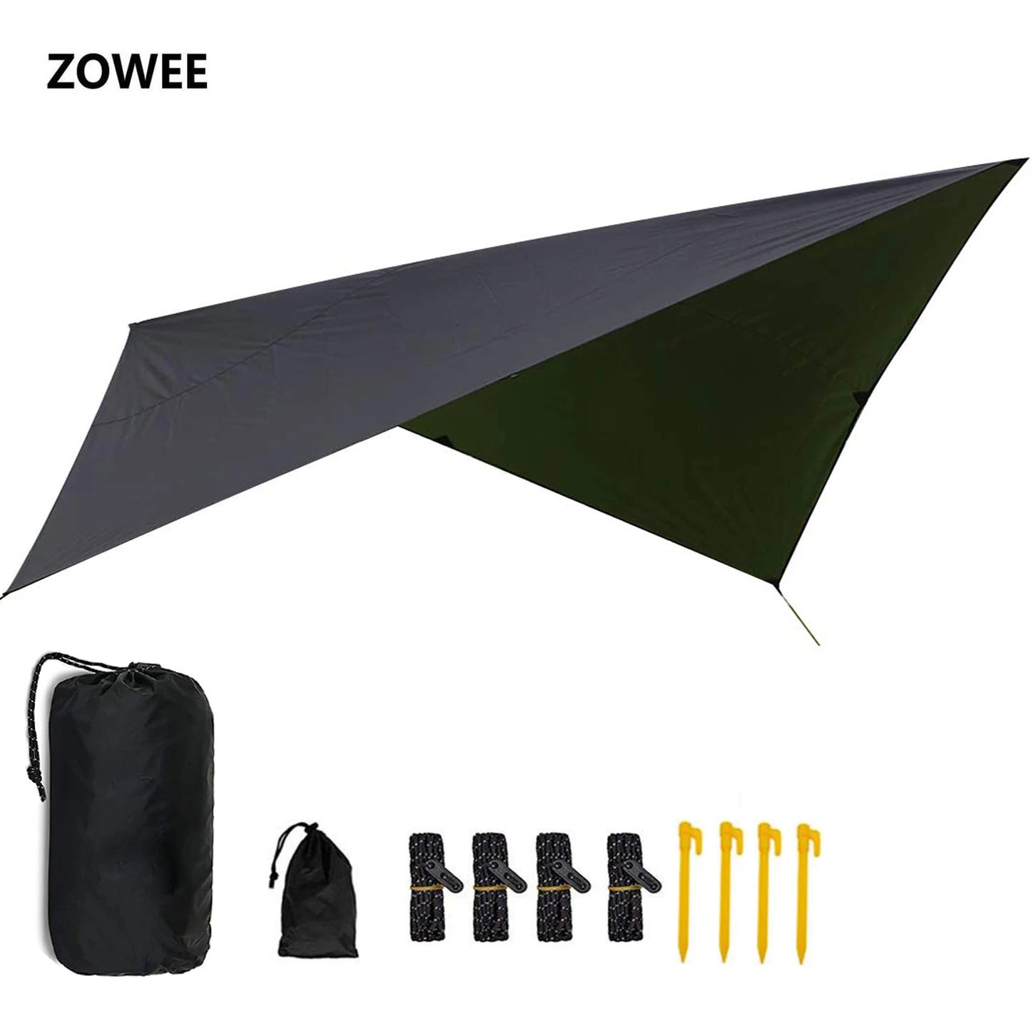 Ultralight Portable Outdoor Hammock Awning - Waterproof UV-Proof Multi-Functional Folding Mat