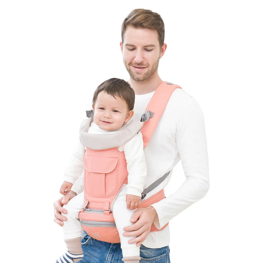 Ergonomic Baby Carrier – Front-Facing Kangaroo Sling for 0-24 Months