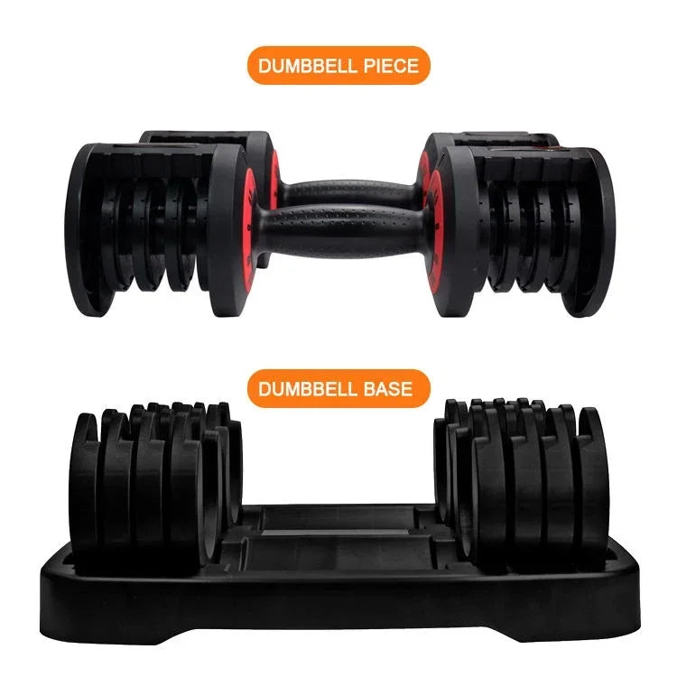 Pair Dumbbell for Men and Women Multiweight Options Dumbbell with Anti-Slip Handle Fast Adjust Weight for Home Gym Body Workout