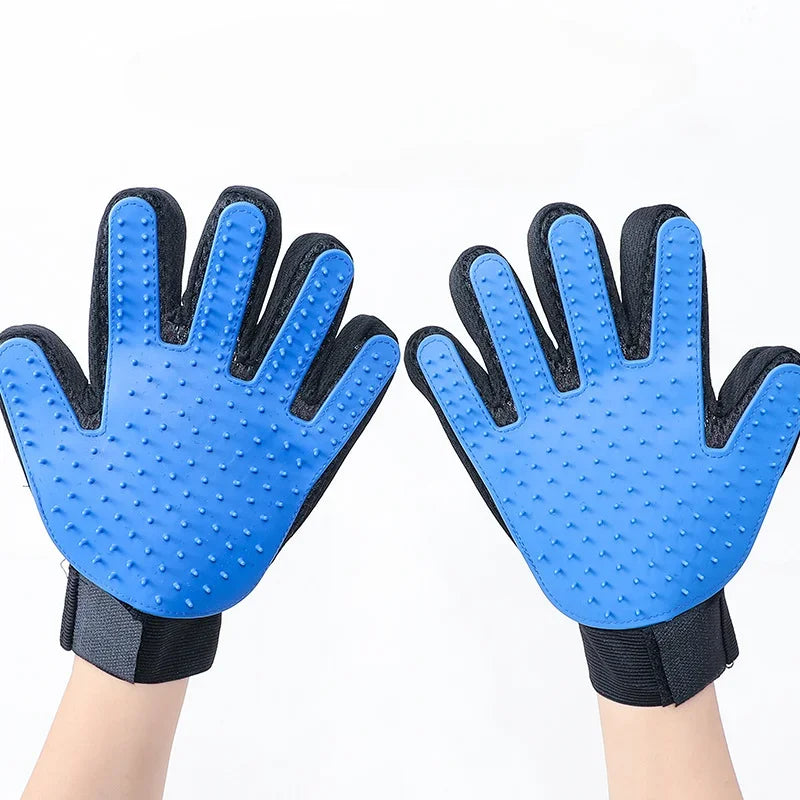 All-In-One Pet Grooming Glove Set