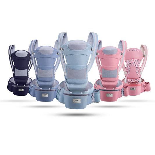 Ergonomic Baby Carrier with Waist Stool – Multi-Use Kangaroo Sling