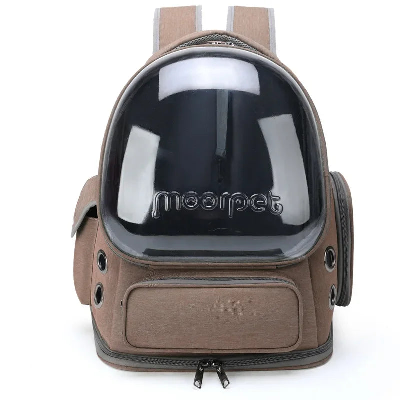 Transparent Pet Travel Backpack