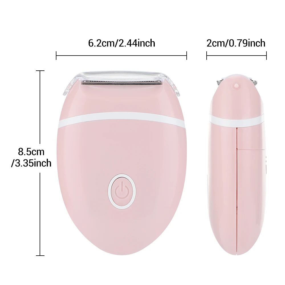 Portable Electric Hair Removal Epilator – Painless Face & Body Trimmer