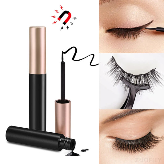 Black Magnetic Eyeliner – Self-Adhesive Liquid Eye Makeup