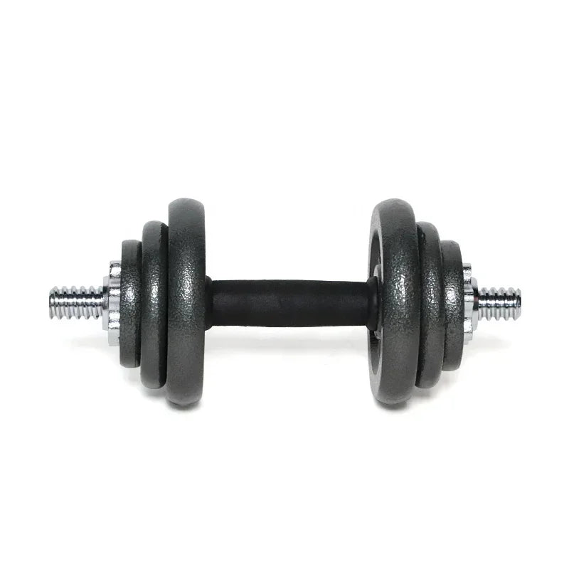 Top Quality Gym equipment 50kg black painting adjustable dumbbell barbell set Weight Lifting Exercise dumbbells