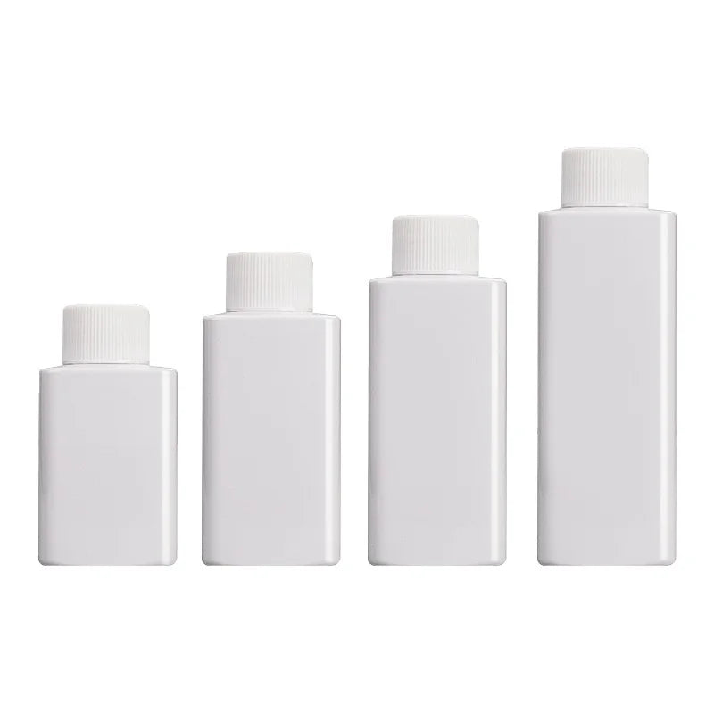 Refillable White PET Bottle Set