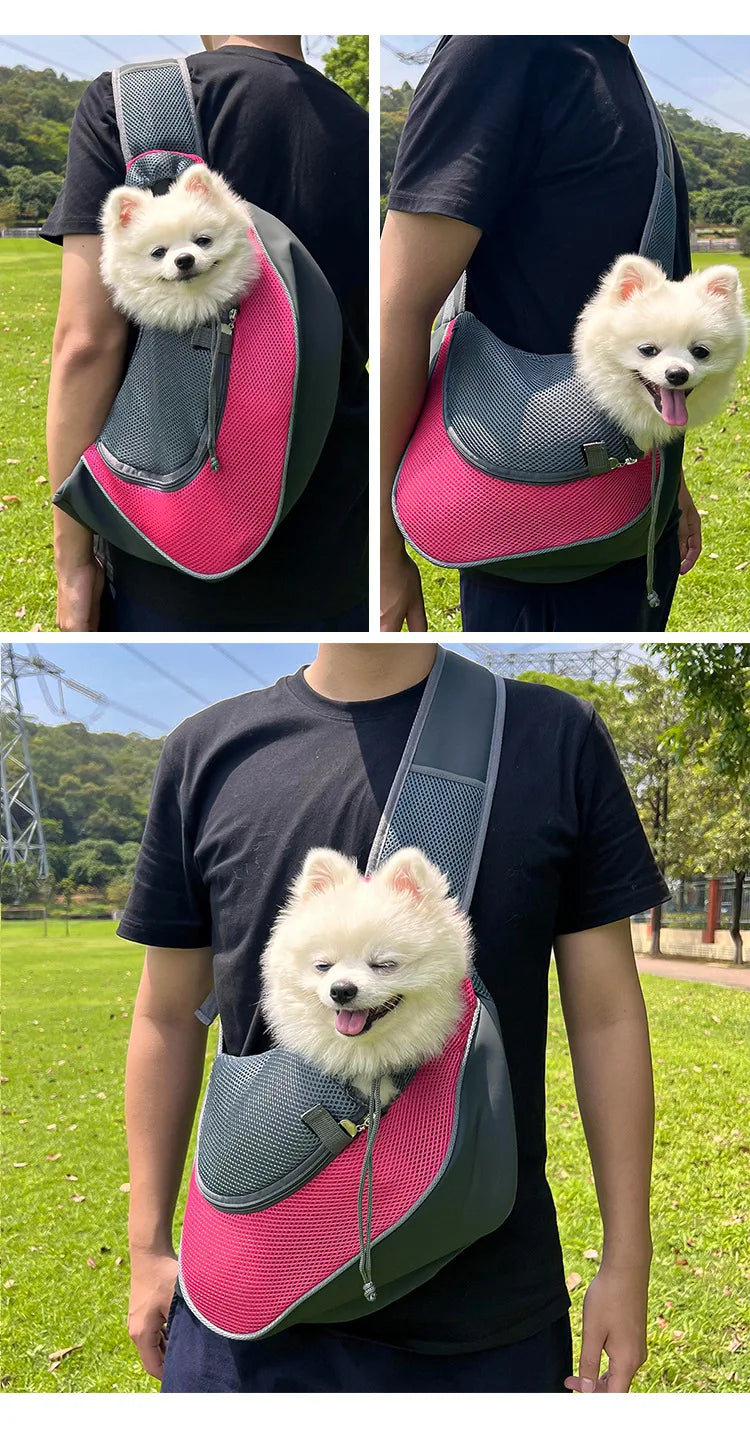 Crossbody Pet Carrier Backpack