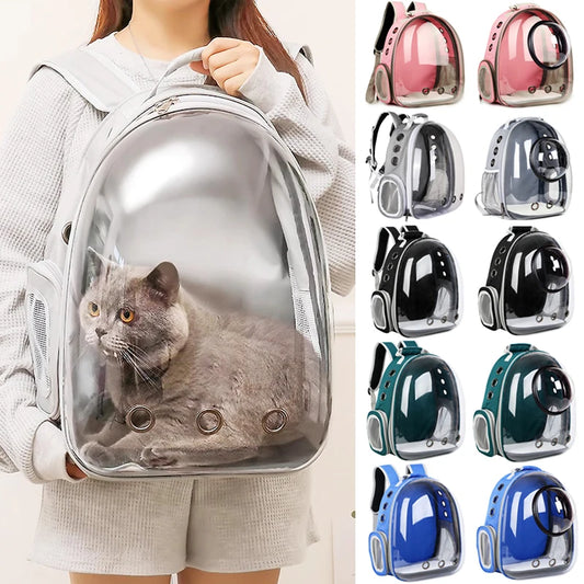 Portable Transparent Capsule Backpack for Pets