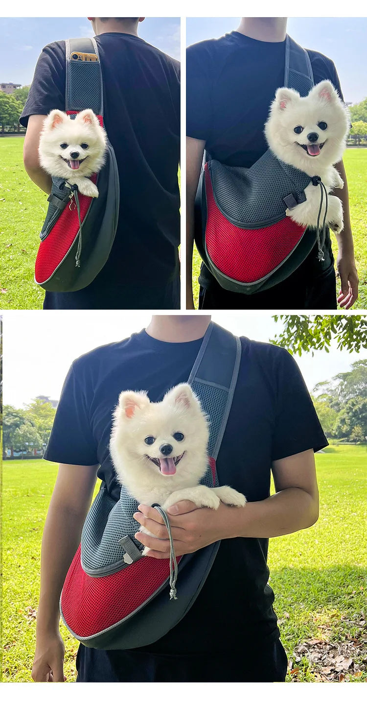 Crossbody Pet Carrier Backpack