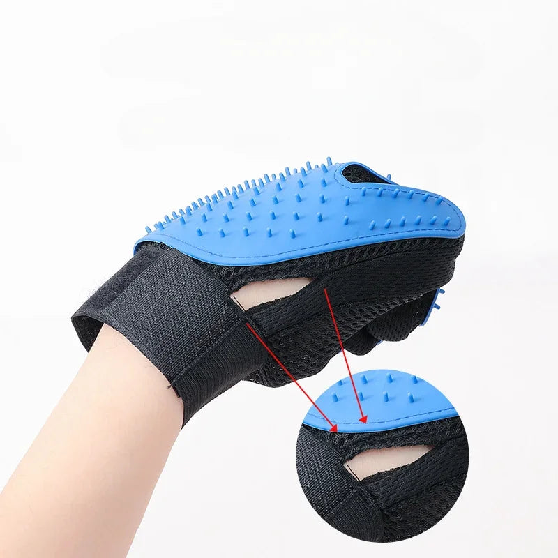 All-In-One Pet Grooming Glove Set