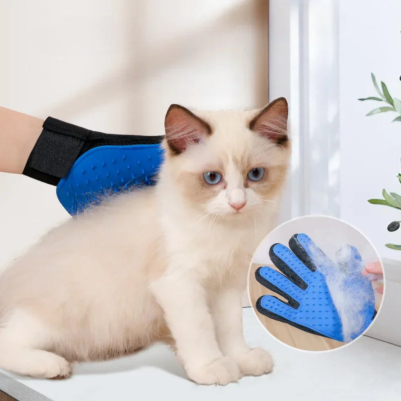 All-In-One Pet Grooming Glove Set