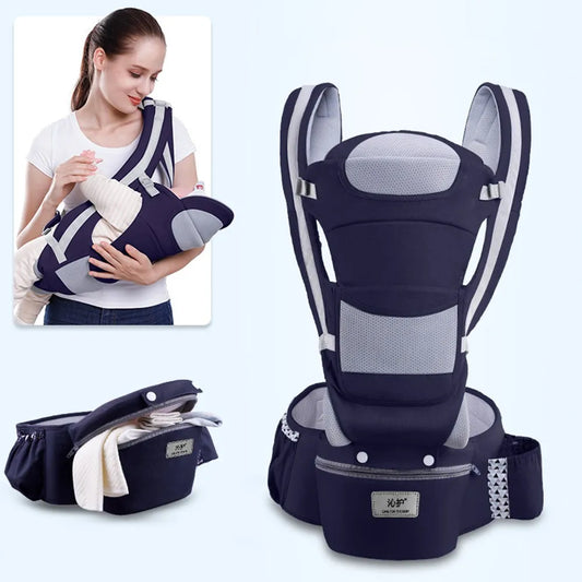 Ergonomic Baby Carrier 0-36M – Effort-Saving Hipseat Sling for Travel