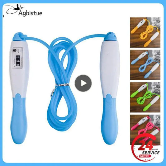 Adjustable Jump Rope with Counter - Fast Speed Skipping Rope for Fitness and Calorie Tracking