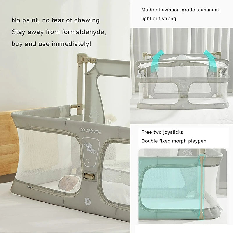 Simple and Lightweight Baby Cot