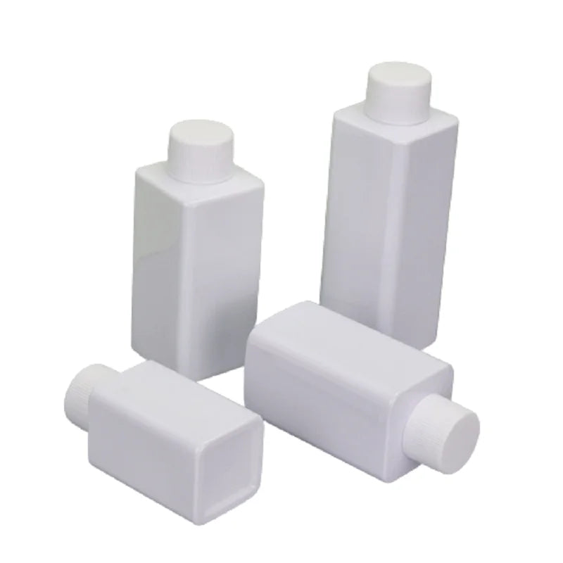 Refillable White PET Bottle Set