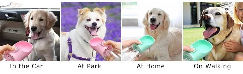 Portable Dog Water & Food Bottle