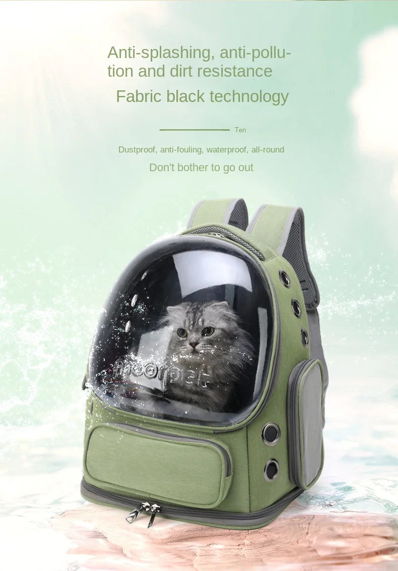 Transparent Pet Travel Backpack