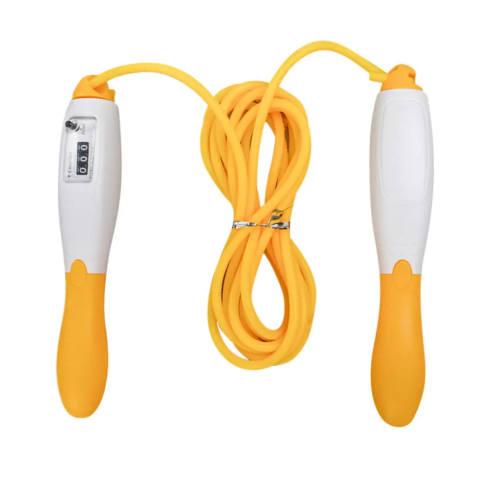 Adjustable Jump Rope with Counter - Fast Speed Skipping Rope for Fitness and Calorie Tracking